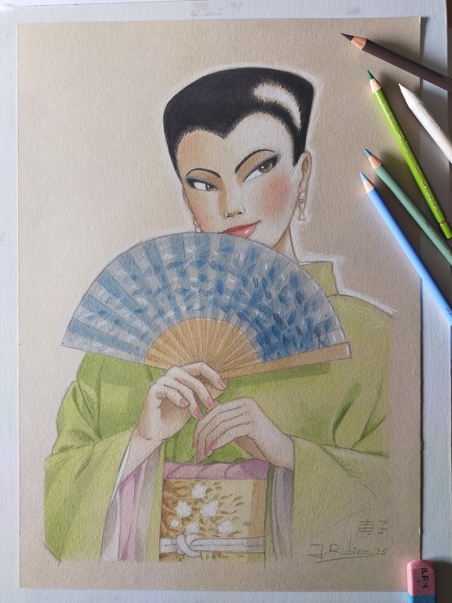 Peperubies's tweet photo. Keiko
#dibujo #dessin #keiko #恵子 #dibujoalapiz #kimono #pencildessin #lapices #pencils #lapicesdecolores #coloredpencils #dibujandochicas #drawinggirls 
#chicasorientales #orientalgirls #Inspiration #inspiracion https://t.co/9ipNrFQISe