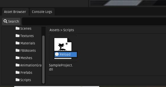 stringvariable's tweet image. Added 'Hot-Reload' system for the native dll scripts of my Aronno Engine. Now I can create a new script classe in my visual studio C++ project, hit the reload button in the Aronno Editor and boom the new script class is available to be attached to any gameobject. #AronnoEngine
