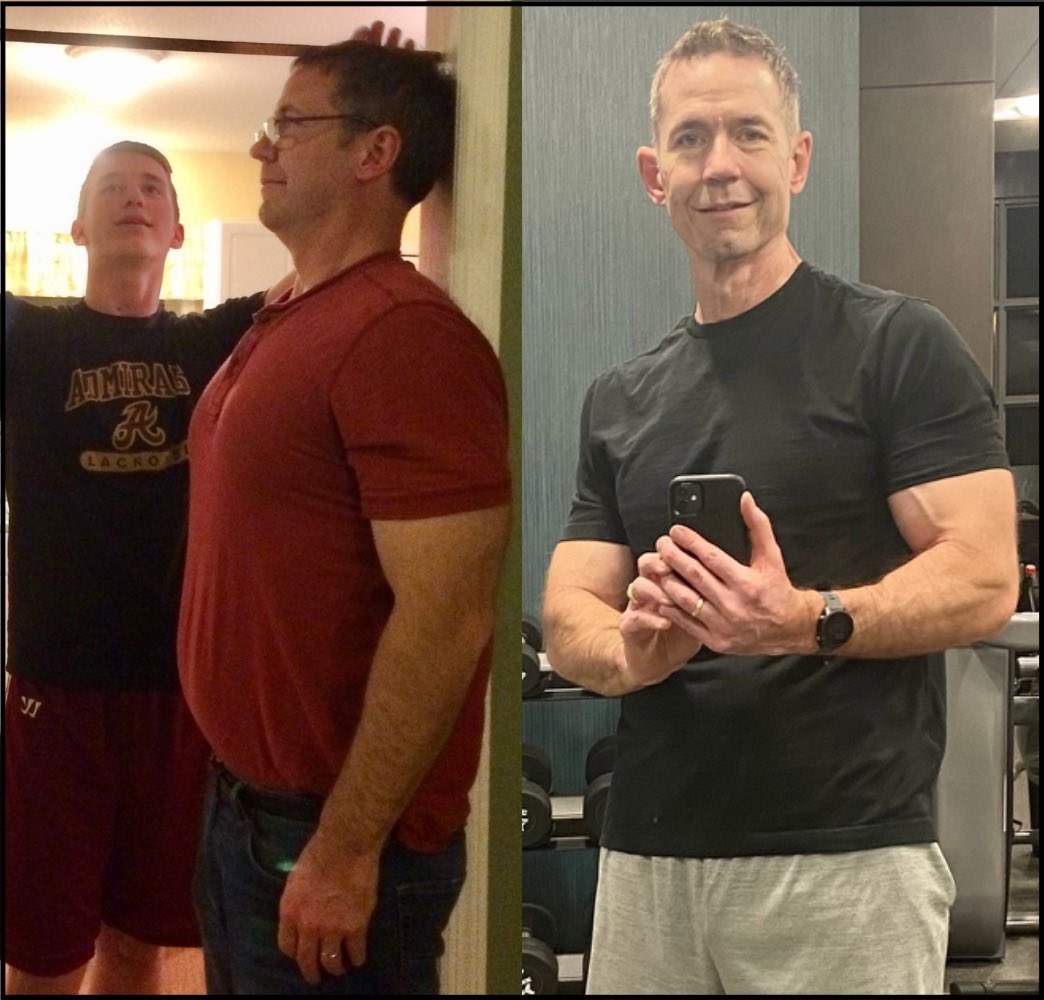 The guy on the left was not lazier &amp; less disciplined than the guy on the right.

But he WAS less educated about numerous aspects related to health, fitness, nutrition, fat loss, &amp; quality of life.