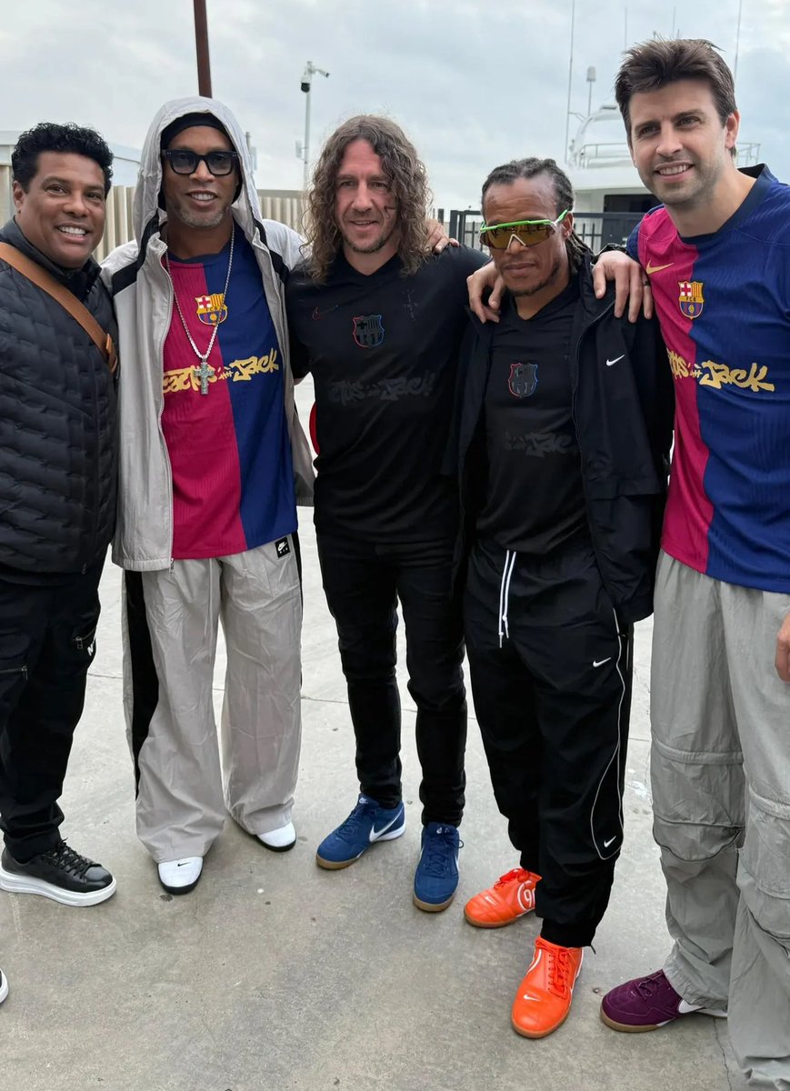 Barça legends are ready for El Clasico. 🔵🔴
