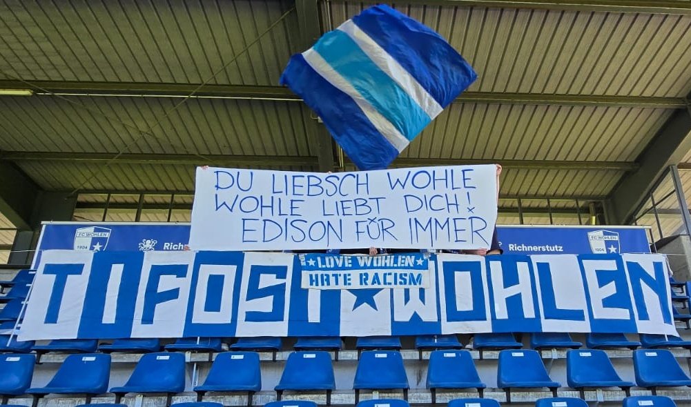 🗓10.05.2025
🏟Stadion Niedermatten
🚩Wohlen
🏆1. Liga
⚽️FC Wohlen - SV Muttenz
🥅2:4

Enttäuschend.