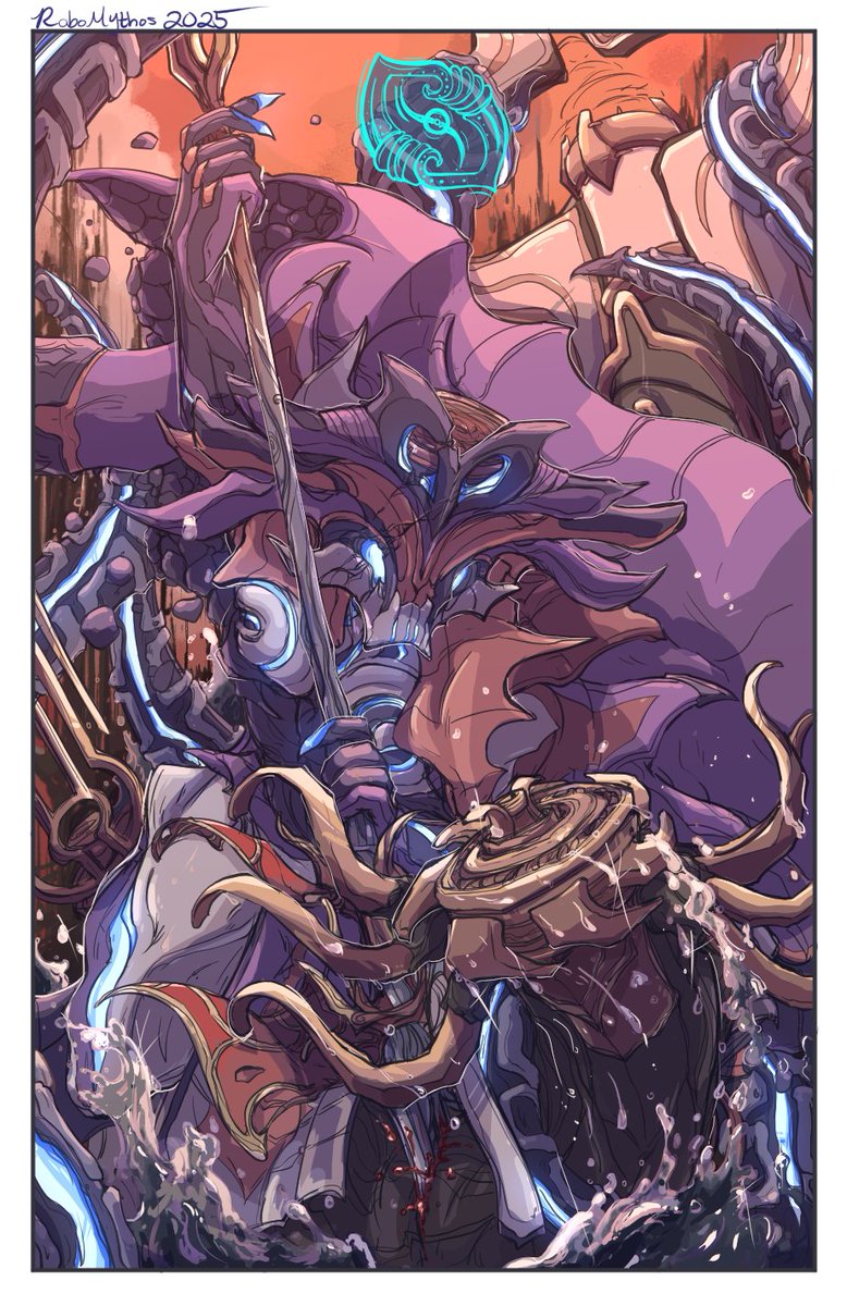 RoboMythos's tweet image. FASS - CHAOS
In madness Lost shall die
#Warframe #WarframeFanart