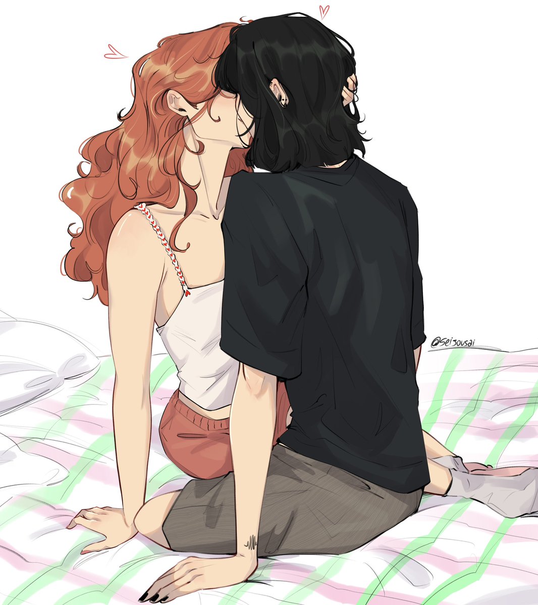 morning kisses💚 #mitsuaya #tgswiiwagaa