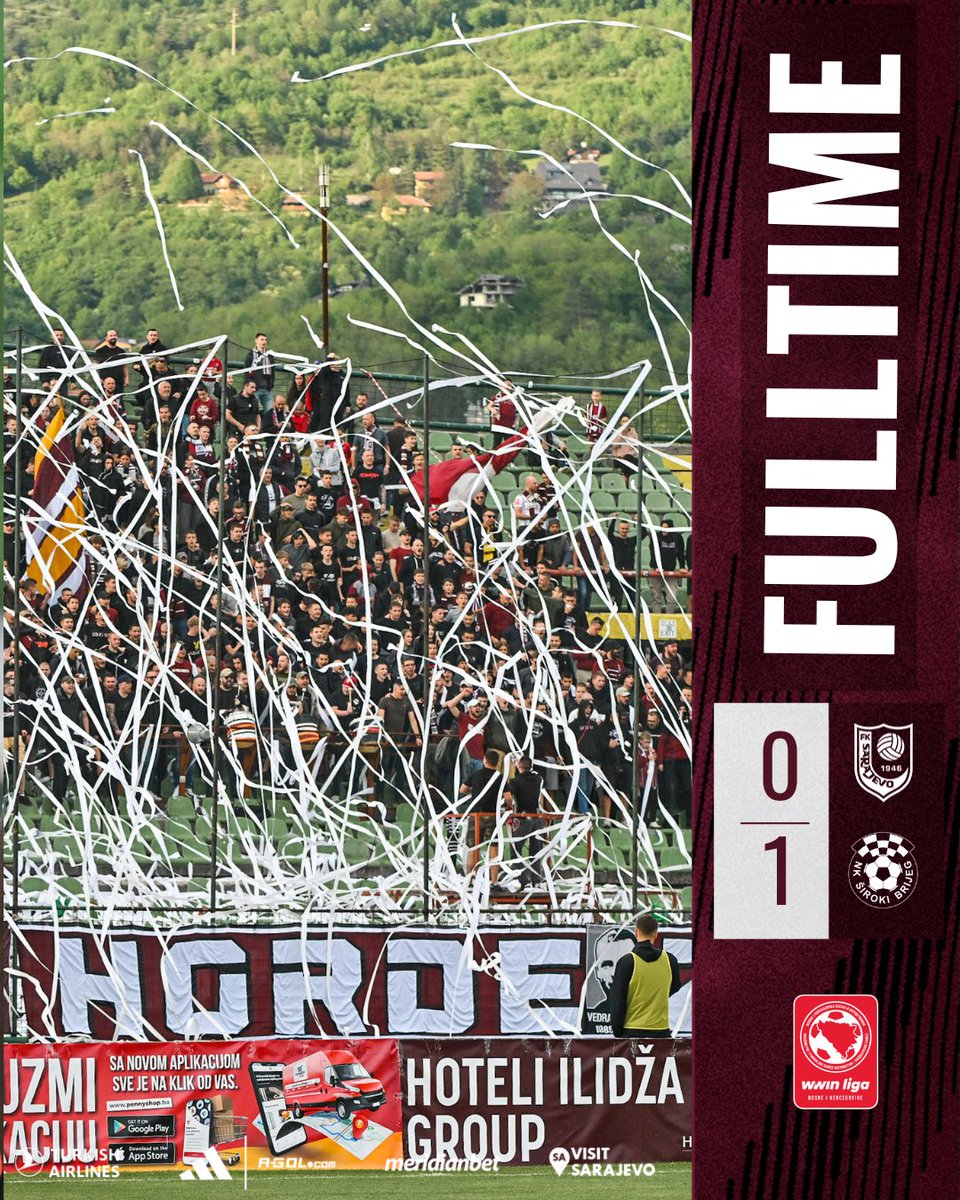 Kraj utakmice na Koševu! #FKSŠIR