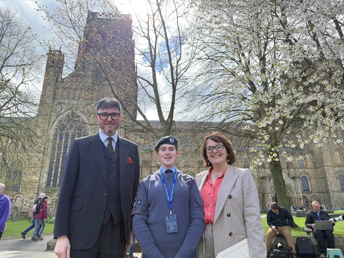 Prof Richard Scothon (@drrichscot) on Twitter photo Sergeant Pippa, my wonderful goddaughter, outside Durham Cathedral after the King and Queen's visit to Durham City. A proud moment for her parents and godparents. <a href="/DurhamAirCadets/">Durham Air Cadets</a> <a href="/RoyalFamily/">The Royal Family</a> <a href="/CDDFTNHS/">County Durham and Darlington NHS Foundation Trust</a> <a href="/durhamcathedral/">Durham Cathedral</a> @ Sergeant Pippa, my wonderful goddaughter, outside Durham Cathedral after the King and Queen's visit to Durham City. A proud moment for her parents and godparents. <a href="/DurhamAirCadets/">Durham Air Cadets</a> <a href="/RoyalFamily/">The Royal Family</a> <a href="/CDDFTNHS/">County Durham and Darlington NHS Foundation Trust</a> <a href="/durhamcathedral/">Durham Cathedral</a> @
