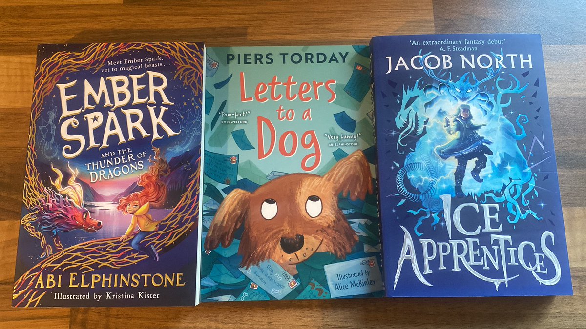 A morning in the sun reading, a horse ride in the shade this afternoon and home to book post. Heaven!  <a href="/abielphinstone/">Abi Elphinstone</a> <a href="/PiersTorday/">Piers Torday</a> Jacob North