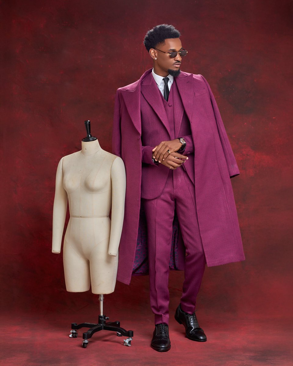 iam_topherJ's tweet image. AMVCA DEBUT. 

Special moment for my brand as well @drmenswearng

Purple as President of ☂️