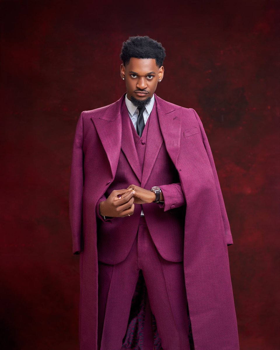 iam_topherJ's tweet image. AMVCA DEBUT. 

Special moment for my brand as well @drmenswearng

Purple as President of ☂️