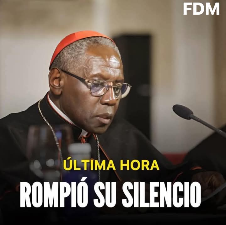 🚨 𝗥𝗢𝗕𝗘𝗥𝗧 𝗦𝗔𝗥𝗔𝗛 𝗥𝗢𝗠𝗣𝗘 𝗦𝗨 𝗦𝗜𝗟𝗘𝗡𝗖𝗜𝗢:

“Es cierto, Robert Prevost me ganó el cónclave. Pero esa no es razón para sentirme avergonzado. Vergüenza me hubiera dado que me regalaran un mundial y tres balones de oro.