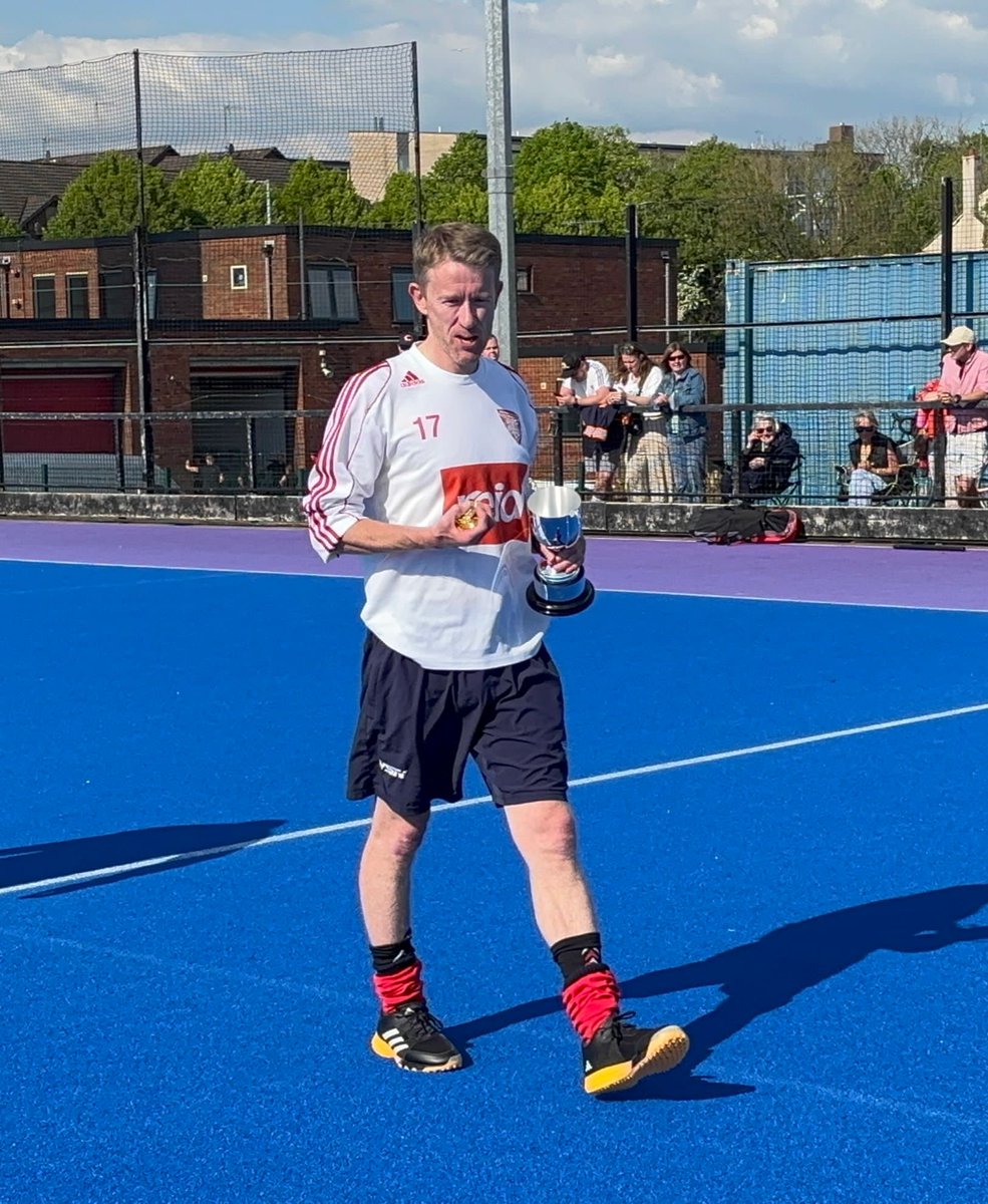 Another teammate from that 1990's team gets his hand on some silverware. Well done Barry and the Men's 3's!