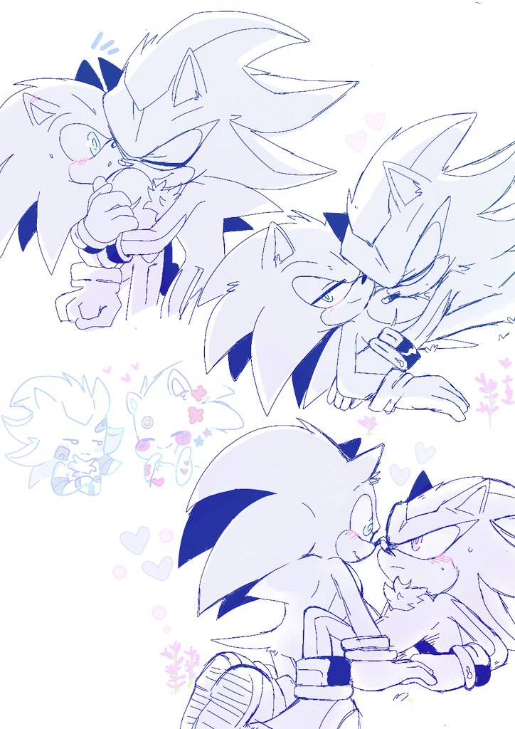 Vurrase's tweet image. Cuties 💘💕 #sonadow #SonicTheHedgehog #ShadowTheHedgehog