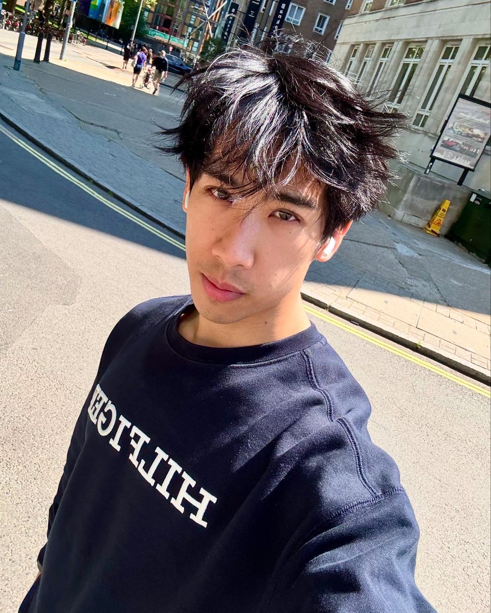 Fully embracing the anime hair