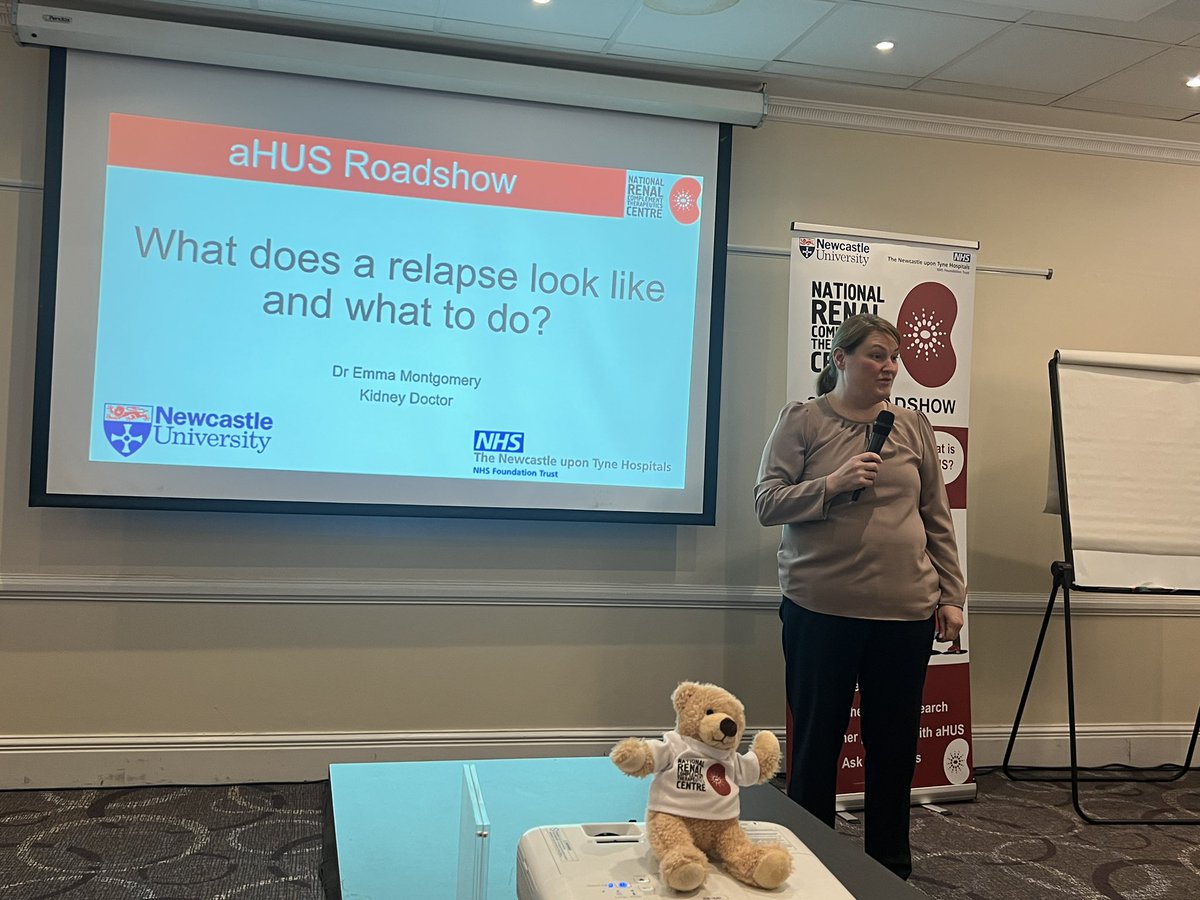 National aHUS Service (@nationalahus) on Twitter photo What does #aHUS relapse look like with Dr Emma Montgomery <a href="/NationalaHUS/">National aHUS Service</a> patient roadshow What does #aHUS relapse look like with Dr Emma Montgomery <a href="/NationalaHUS/">National aHUS Service</a> patient roadshow