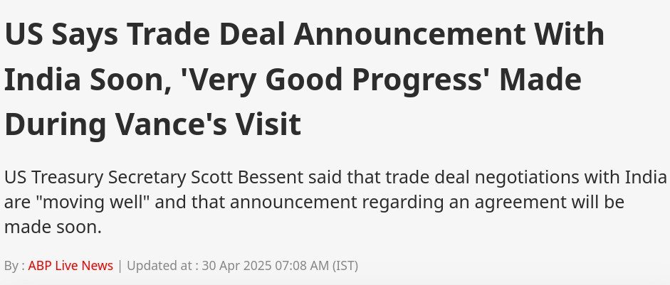 tanvi_ratna's tweet photo. If you think the President's #IndiaPakistanWar ceasefire just happened through phone calls, you’ve probably never negotiated with a South Asian. Some serious “Art of the Deal” was at play. Here’s what I believe are the clearest clues to what went down.

[For background, read my thread on NATO, CIA factions, and Pakistan-Ukraine linkages, linked below]

Yesterday, May 9, 2025, the IMF Executive Board approved a $2.3 billion loan package for Pakistan: $1 billion under the Extended Fund Facility (EFF) and $1.3 billion under the Resilience and Sustainability Facility (RSF).

But something about the vote didn’t add up.

There had been serious doubts it would pass. The previous IMF loan had been conditional on Pakistan aiding NATO’s rearmament of Ukraine (see thread). The U.S. has since shifted its stance and indicated an intent to pull out of both NATO and the Russia-Ukraine war. And India had strongly been making the case for the IMF and FATF not to enable terror financing through this loan.

The vote tally raised even more questions.

India abstained, rather than voting against. So did China and Russia. The main countries voting yes were the U.K. and the U.S.

The big question: why did the U.S. vote yes?

The President’s announcement now makes one thing clear—this deal delivered wins not just for Pakistan and India, but crucially, for the U.S.

🇮🇳India

India had opposed the loan on terrorism grounds. It argued that IMF funding would contradict the FATF mandate if it enabled Pakistan’s financing of terrorism.

But when the moment came, India abstained. That move puzzled and angered many in India. The official line was that India “did not have the right to vote no.” But in practice, India has the clout to mobilize countries that did have a vote.

So why didn’t it?

I believe this was the first successful plank of the President’s “Art of the Deal” agenda. Remember, India was one of the key countries being wooed in the tariff reset. And it wasn’t minor—Trump had called India the “tariff king” and was asking for politically difficult concessions, especially on agriculture. He didn’t send the Secretaries—he sent Vice President Vance.

There were strong signs the tariff deal was progressing, with meaningful wins on both sides. Then came the terror attack and everything derailed.

This IMF vote may have been used to reset the table and get the deal back on track.

🇵🇰Pakistan

Pakistan is reportedly running out of ammunition—reportedly down to just four days of supply. The country is on the verge of bankruptcy and has no way to sustain a prolonged war.

The last IMF bailout had conditions tied to Pakistan's support for NATO in Ukraine (check thread). The U.K. used Pakistan’s Nur Khan Airbase to transfer arms to Ukraine. British C-17 Globemaster flights in 2022 were documented flying 122mm artillery to Romania—via Pakistani territory. This “air bridge” bypassed Iranian and Afghan airspace, showing how vital Pakistan had become for NATO logistics.

Even though some NATO members have been supplying military support to Pakistan in the last few days, the U.S. itself has been trying to pull out of NATO and shut down the war in Ukraine.

Also, when it comes to Pakistan, there is a real divide within the U.S. security establishment. In the early days, U.S. intelligence deliberately armed terror groups (think Mujahideen). But more recently, the strategic calculus has tilted toward Indian support, especially in the context of China. So the fight over Pakistan is as internal as it is external.

So why did the U.S. vote “yes” to extending the IMF bailout to Pakistan?

I believe a ceasefire was one of the conditions the U.S. negotiated in exchange for the loan. But I also believe there may have been another - China.

🇨🇳China

The role of China has hovered like a question mark throughout the escalation of India-Pakistan tensions.

Many observers believed China abetted the terror attack to derail the unfolding India-U.S. trade deal. Though on the flip side, they seem to be really trying to win deals in India, so I am not totally convinced on this point. China is not an enthusiast of terrorism, given its delicate situation with the Uyghurs

The clincher was yesterday's vote. At the IMF meeting, China did not vote in favor of renewing the loan to Pakistan.

Why would they do that?

If you've been tracking Pakistan's arms purchases—or even just the chatter over Chinese versus Western weapons systems in the last 48 hours—you know China would actually benefit a lot from this loan, since Pakistan would likely spend a good share of it on Chinese military equipment.

This is where I believe President Trump’s negotiating came in.

Strong conditions may have been placed on Pakistan: that the IMF bailout money cannot be spent on Chinese or Russian weapons, only American.

If true, that would explain why both China and Russia abstained from voting on this deal.

Russia’s calculus is more complex, and likely tied to a parallel track in the Ukraine endgame. That’s a separate thread for another time.

But taken together, this outcome—at the 100-day mark—ranks among the clearest, most efficient examples of President Trump’s “Art of the Deal” diplomacy.

One vote. Three outcomes:

📌Forward movement on the India tariff deal

📌De-escalation in South Asia

📌Pakistan realigned away from China

This wasn’t just a phone call. It was a multi-vector bargain in live motion.

And for those watching closely, it’s a clear sign: U.S. leverage is back and President Trump just delivered a deal across three theaters.