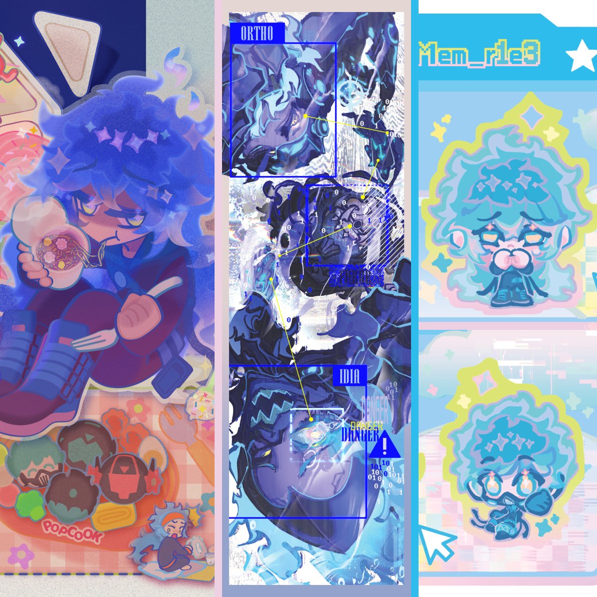 Kinomily6664's tweet photo. It's fun to try different art styles🥰✨💙
#twstプラス https://t.co/NjHGub62Kz