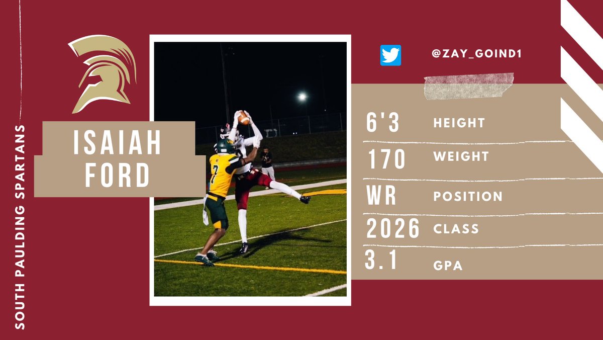 Coach Bridger West (@bridgerwest) on Twitter photo The jump ball specialist who also stars on the basketball court is <a href="/Zay_goinD1/">Isaiah Ford</a> who had multiple highlight touchdowns in his first year as a starter. The jump ball specialist who also stars on the basketball court is <a href="/Zay_goinD1/">Isaiah Ford</a> who had multiple highlight touchdowns in his first year as a starter.