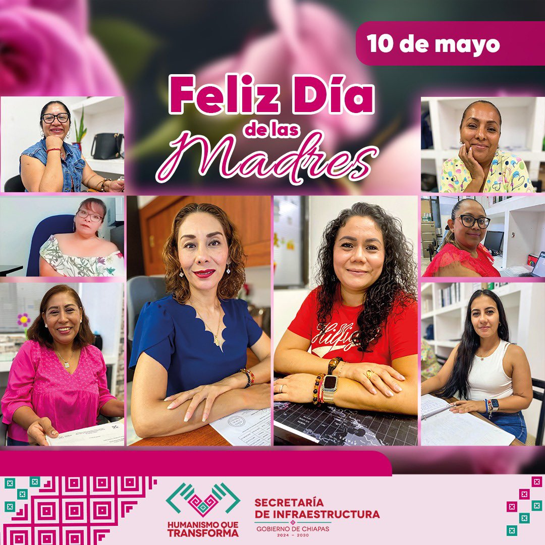 Felicitamos a las mamás en su día.
De manera especial a las mamás de la #FamiliaSeinfra, que inspiran con su ejemplo, y que todos los días dan lo mejor de sí para sacar adelante a sus hijas e hijos.
Honramos su entrega, esfuerzo y dedicación. 

¡Feliz Día de las Madres!