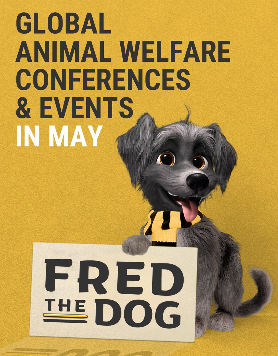 🐾 Big month ahead for animal lovers!

Fred's keeping an eye on the biggest animal welfare events happening across the US, Europe, and Asia this May. 📅✨

From conferences to global initiatives — the mission for a better world for animals never stops!

👉 Read more here: