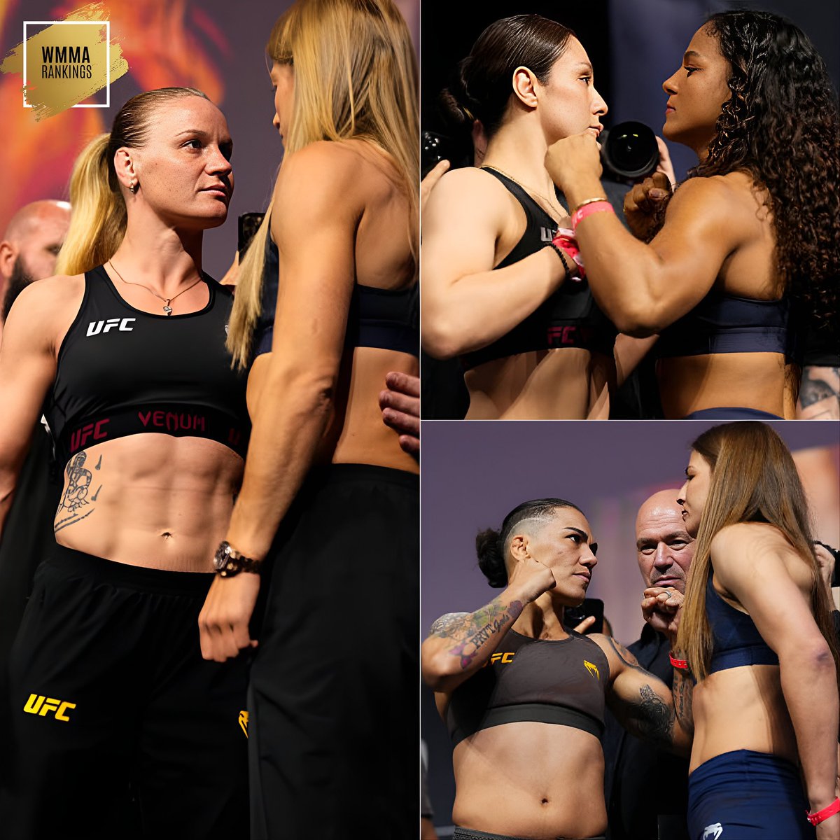 Women's MMA Rankings (@wmmarankings) on Twitter photo Itβs #UFC315 fight day and the spotlight is on the 125lb flyweights!
β’Champ π°π¬ Valentina Shevchenko defends vs. π«π· Manon Fiorot
β’Former champ π²π½ Alexa Grasso meets rising star π§π· Natalia Silva
β’π§π· Jessica Andrade vs. π¨π¦ Jasmine Jasudavicius goes down on the prelims
Prelims Itβs #UFC315 fight day and the spotlight is on the 125lb flyweights!
β’Champ π°π¬ Valentina Shevchenko defends vs. π«π· Manon Fiorot
β’Former champ π²π½ Alexa Grasso meets rising star π§π· Natalia Silva
β’π§π· Jessica Andrade vs. π¨π¦ Jasmine Jasudavicius goes down on the prelims
Prelims