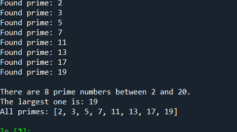 TensorThrottleX's tweet photo. 🚀 Data Science Journey: Day 12/30
Focus: Functions, User Input Techniques & Prime Finder Logic
🔹 Functions – Modularized into reusable blocks for efficiency.
🔹 User Input Techniques – Collected dynamic data.
🔹 Prime Finder – Designed Prime num finder.
#datascince #Python https://t.co/oK7p9hQNA9