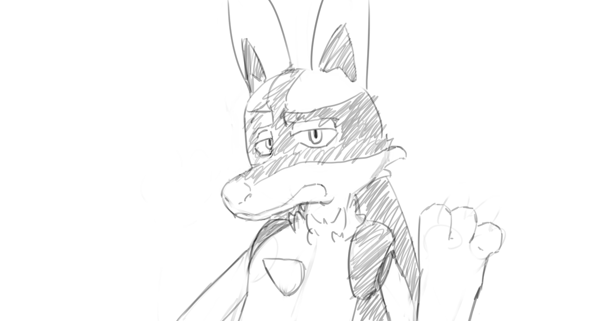 MrJhonnyDraws's tweet photo. Lucario WIP #pokemon #lucario #sketch #furry #drawing #wip https://t.co/jOws7AjR2t