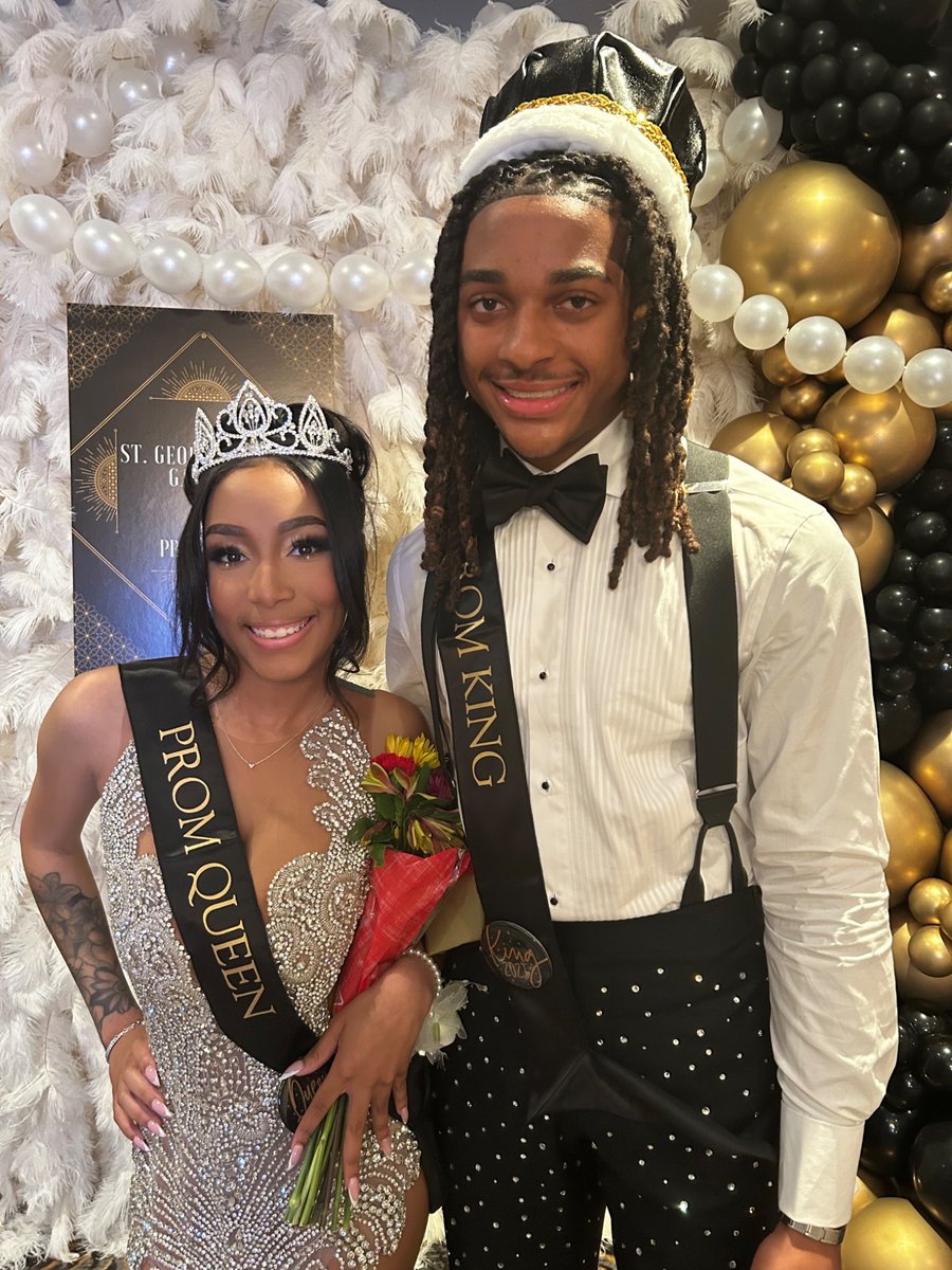 Congrats to King and Queen, Emory Womack &amp; Nivea Still #SGClassOf2025 #Prom