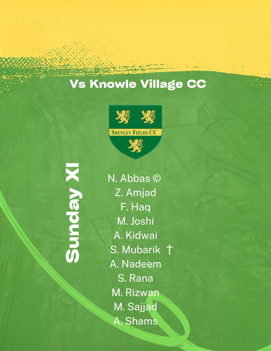 Matchday 4 Line ups ‼️