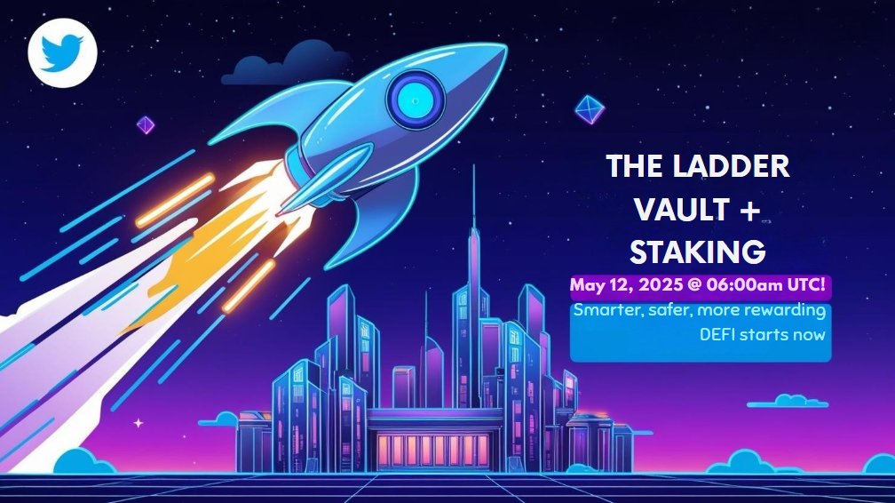arthiehan's tweet photo. π¨ Big News! π¨
The Ladder Vault + Staking goes LIVE May 12, 2025 @ 06:00 AM UTC! ποΈβ°
Smarter, safer, more rewarding DeFi starts now.
β
Price floors
β
Behavioral strategy
β
Verified contracts on BaseScan
Mark your calendars β $SAFE is just getting started! π #LadderVault https://t.co/ZfmGYsKtJY