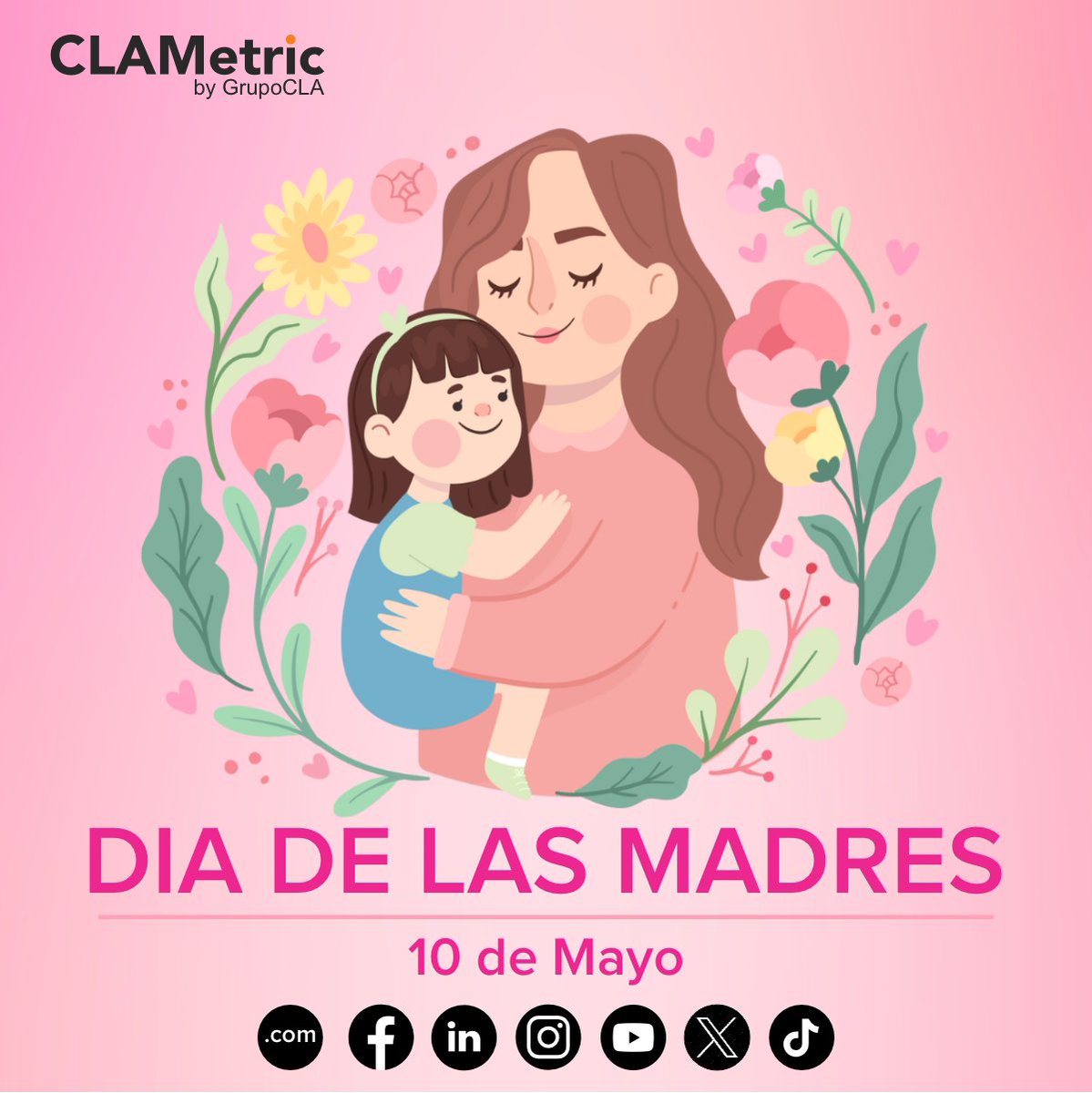 GrupoCLA's tweet photo. Te deseamos Feliz día de las Madres, por tu maravilloso talento en el arte de ser Mamá! 💐

#FelizDía #Mamá #Díadelasmadres #GrupoCLA https://t.co/WQnZnuy5oS