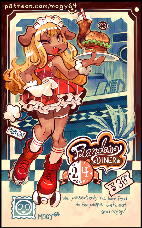 bibi for #メイドの日 🍔