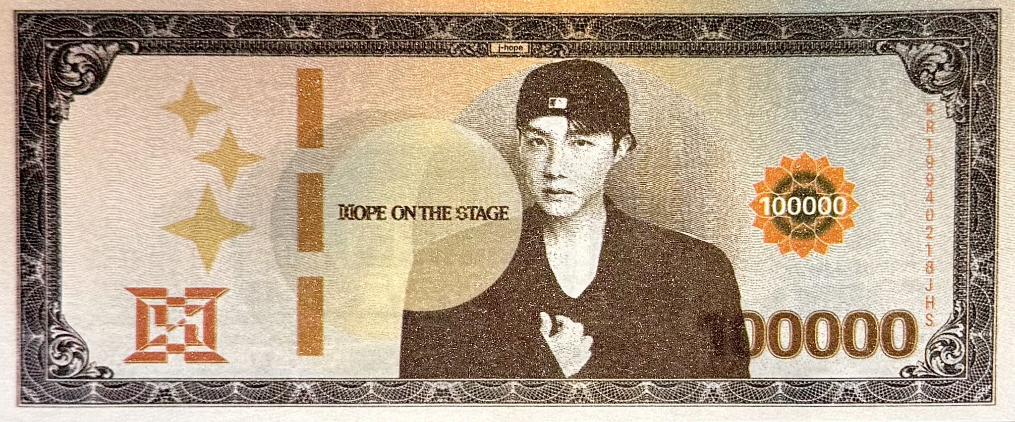 HOPE ON THE STAGE BANGKOK バンコク お札 ホビマネー HOPE ON THE STAGE J-HOPE ホビマネー - メルカリ