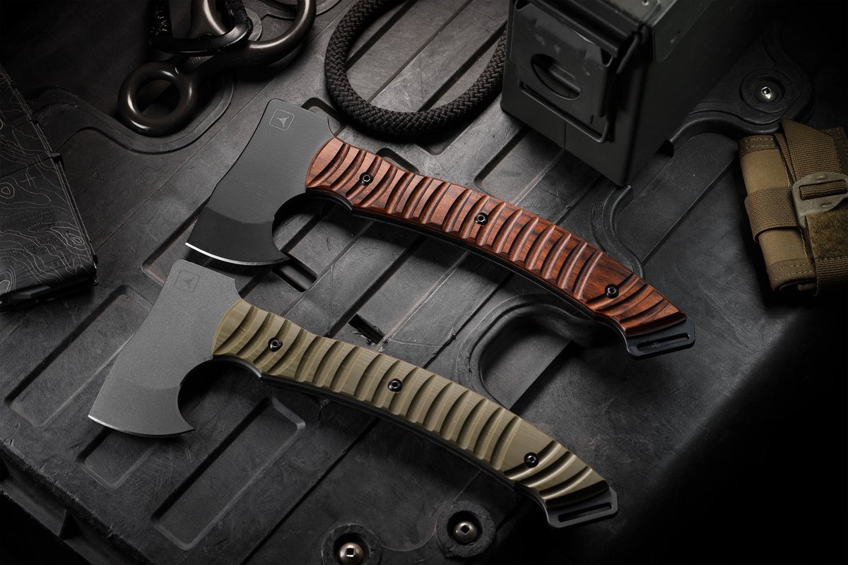 swknives's tweet photo. x Triple Aught Design coming soon. 

Don’t miss em.

#outdoor #survival #edc #hunting #hatchet #axe https://t.co/ofC1KY5C4F