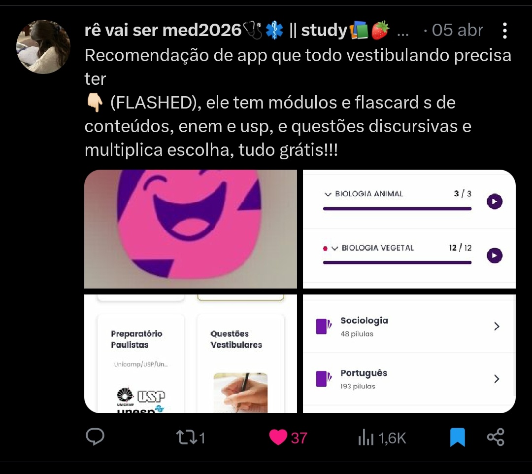 suwcherry's tweet image. Achei esses tbm nos meus salvos. To usando o flashed mas to aprendendo ainda. Vou testar tbm junto com todas as dicas que vcs me deram, obrigada 🫶

play.google.com/store/apps/det…

x.com/quartodeestudo…

Ta ai o link do drive e do app pra quem quiser tbm