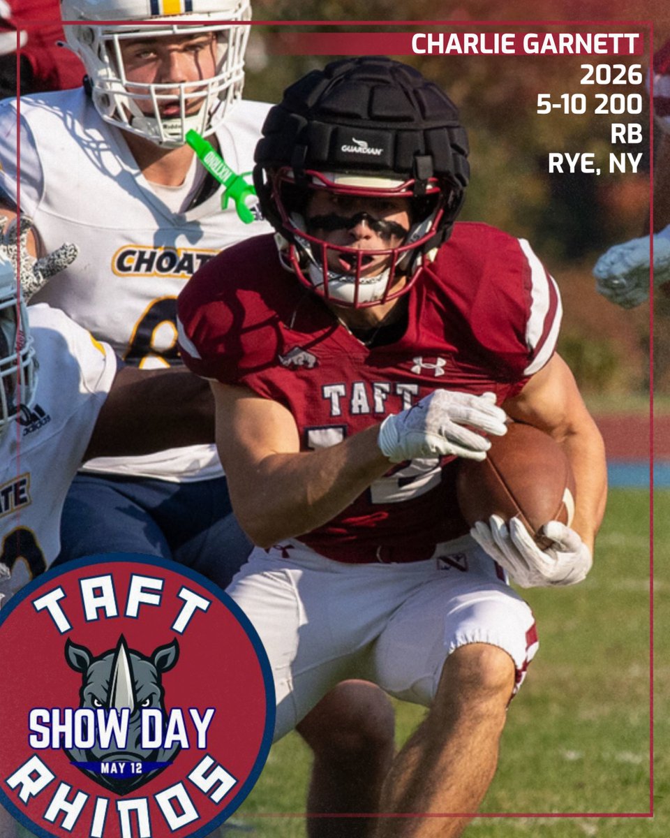 📱<a href="/charliegarnett0/">Charlie Garnett 5’10.5 200 RB/ATH 2026</a>
📏5-10 200lbs
🏠Rye, NY
📽️hudl.com/v/2QJ0j0