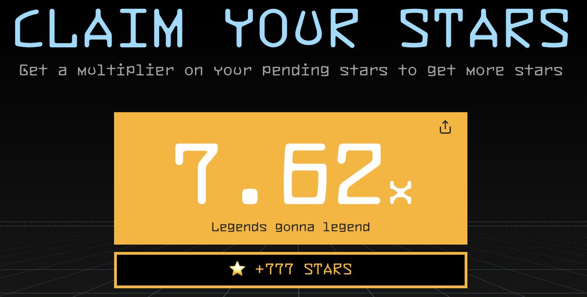 Not so bad, yeah ?😈
Today I was lucky enough to get guud multiplier 🌟

and one more thing, finally I got the proof verified role in <a href="/SuccinctLabs/">Succinct</a> discord and now I can take part in diff activities to earn even MORE stars 🤩
