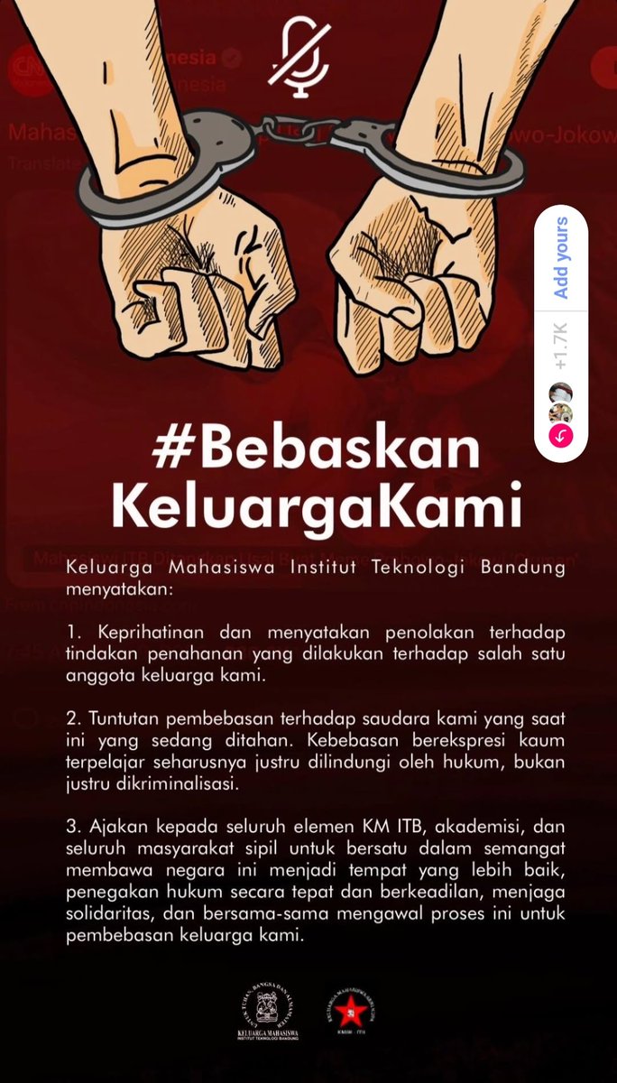 aya0nami's tweet photo. #BebaskanKeluargaKami #FreeHer 
FREE MY GIRL KAYY!! 

sc.: @/suaraganesha on Instagram https://t.co/HBy859DqC0