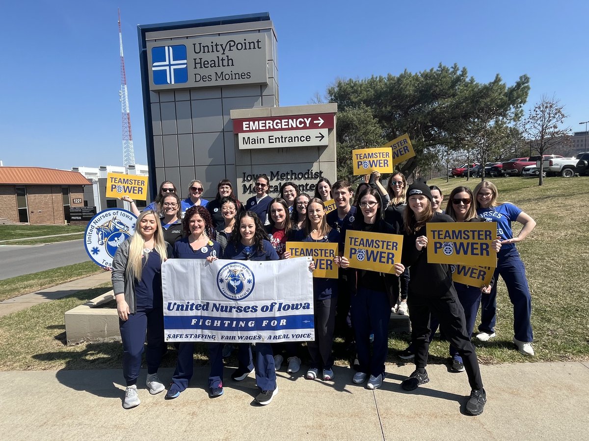 More than 1,500 nurses at UnityPoint Health in Iowa have been fighting tirelessly for months to join Teamsters Local 90. Instead of respecting their right to organize, their employer has spent more than $2 million on union busters and pulled nurses from patients’ bedsides to