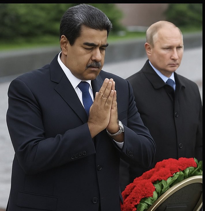 freddyzur's tweet image. Maduro rezó en Moscú por soldados soviéticos de hace 80 años…
Pero nunca rezó por Neomar Lander, ni por los caídos de 2017, ni por los asesinados en 2019, ni por los muertos del #28Julio2024.
No es devoción.
Es cinismo de exportación.
#Venezuela #Maduro #Dictadura #FAES…