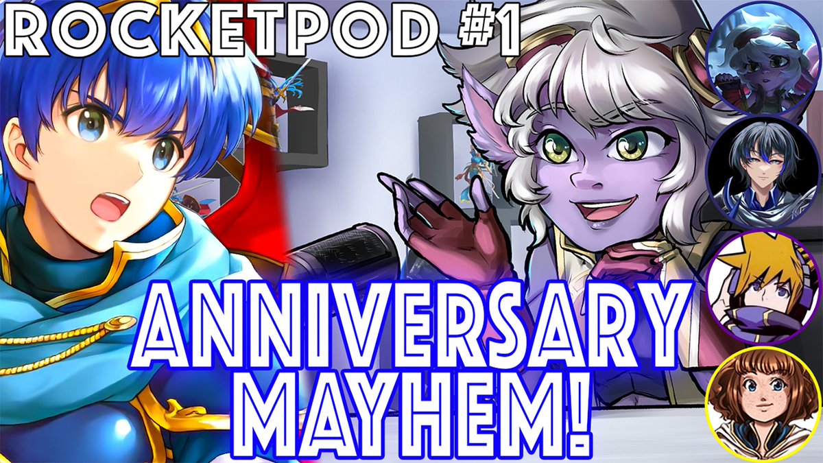 Inaugural episode of the RocketPod Podcast featuring <a href="/SatachiFEH/">Satachi VTuber🩸</a> <a href="/ENEMii_IRL/">ENEMii</a> <a href="/kenmei_slg/">Kenmei SLG 🏳️‍🌈 Commission Opened \o/</a> 
Any support for this new series is greatly appreciated! 🥺
youtu.be/ms9FtjOY58U