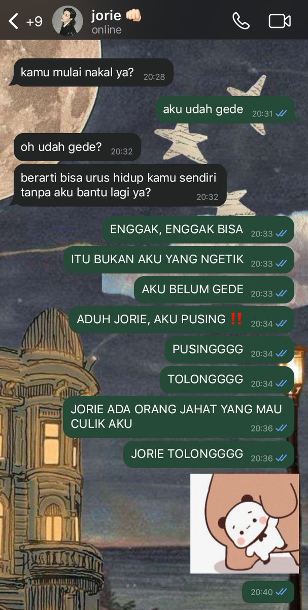 njanebi's tweet photo. ; When bf galak, gf keras kepala 
"Aku udah gede" 
——

#Jenselle few tweets au https://t.co/9Go4XLRneh