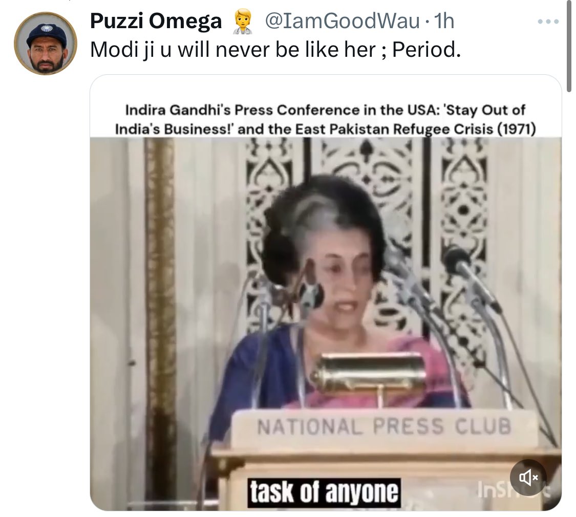 pallavict's tweet image. Yes, you are RIGHT 

Modiji can NEVER behave like Indira Gandhi 

Modiji will NEVER create Frankenstein’s monsters like Bhindranwale to help him capture power in a state 

He will NEVER destroy a temple if he can send commandos to do covert operation. Recall Akshardham temple…