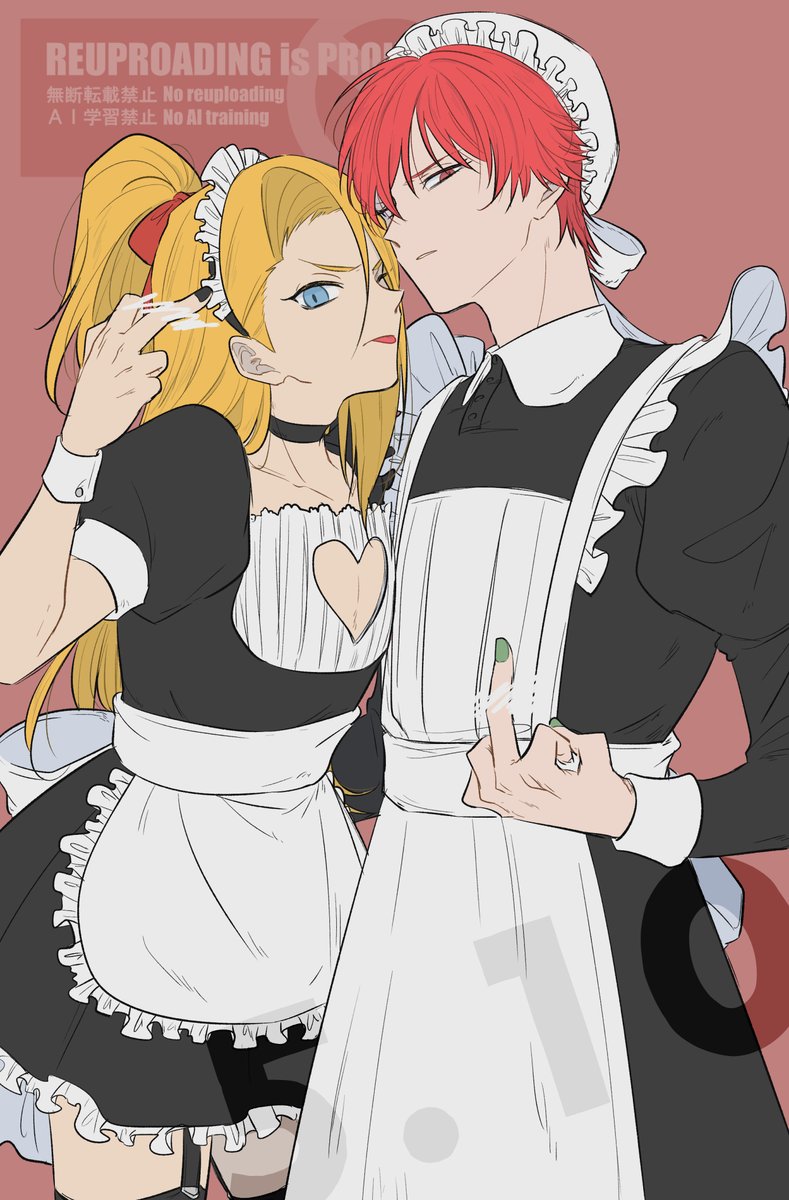 メイドの日☕サソデイ(生身if)