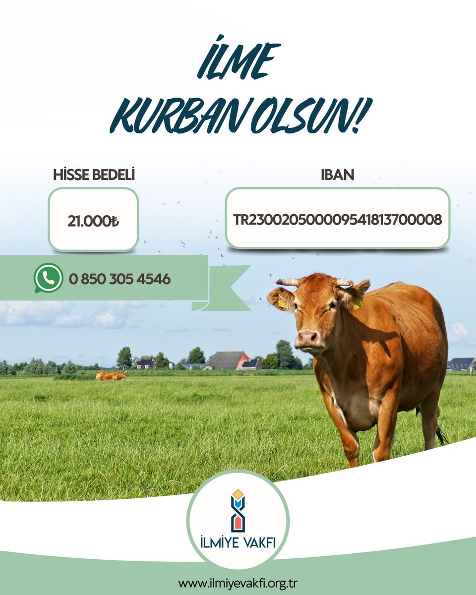 İlmiye Vakfı (@ilmiyevakfi) on Twitter photo Vakfımız bünyesinde öğrenim gören talebelere yönelik eğitim faaliyetlerimiz devam ediyor. 
Bu süreçte öğrencilerimizin yeme-içme ihtiyacını vakfımız üstleniyor. Mutfak masrafının en yüksek kalemini oluşturan et ihtiyacını da Kurban Bayramında kestiğimiz hayvanlardan temin Vakfımız bünyesinde öğrenim gören talebelere yönelik eğitim faaliyetlerimiz devam ediyor. 
Bu süreçte öğrencilerimizin yeme-içme ihtiyacını vakfımız üstleniyor. Mutfak masrafının en yüksek kalemini oluşturan et ihtiyacını da Kurban Bayramında kestiğimiz hayvanlardan temin