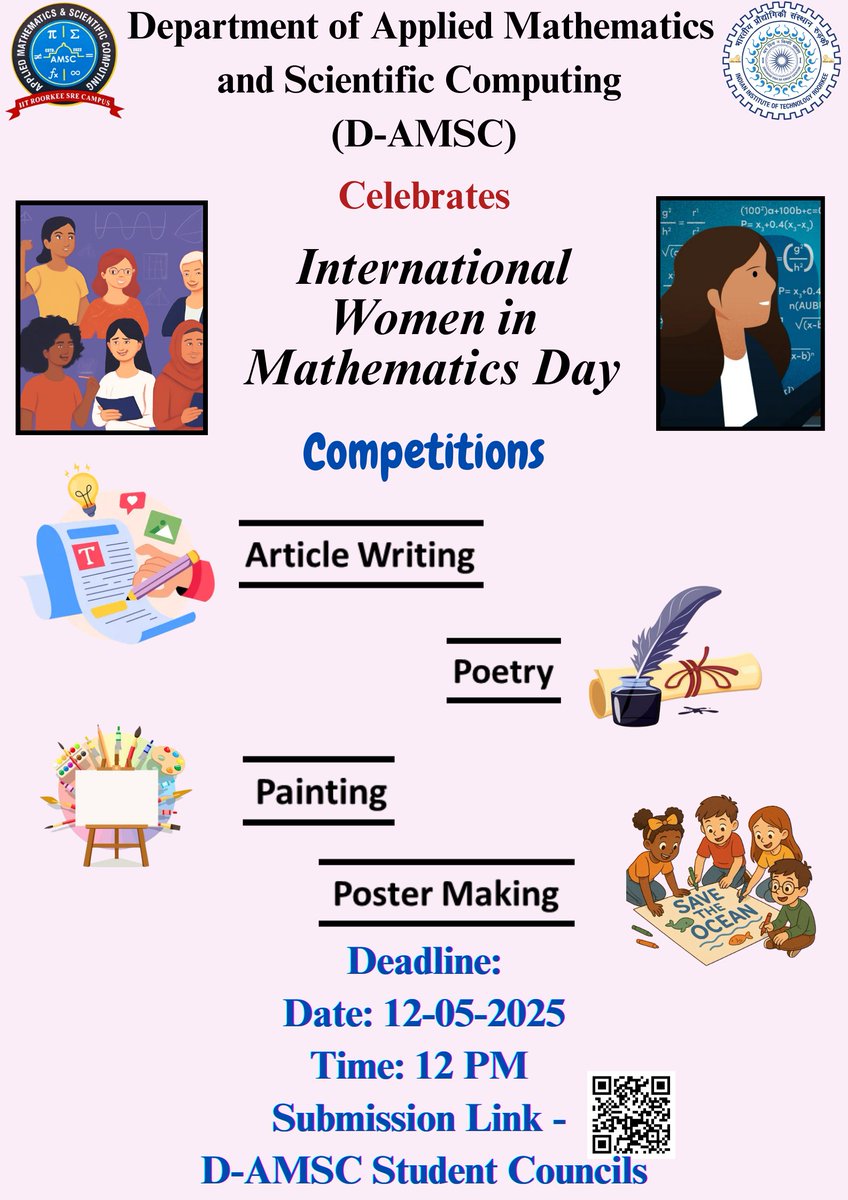 Applied Mathematics and Scientific Computing IITR tweet media