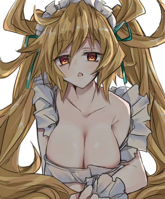 #メイドの日 過去絵漁ったけど全然なかった バニーばっかり描いてるよこのアカウント←