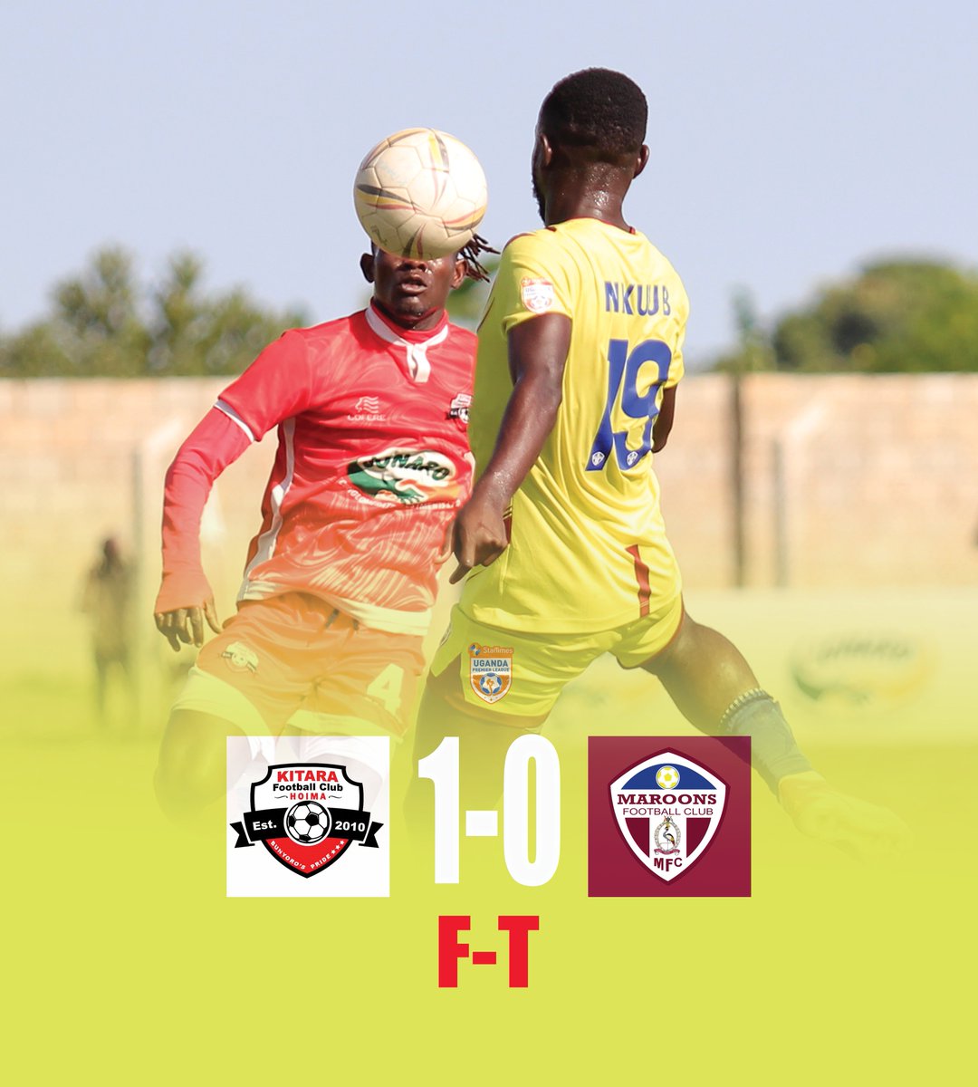 OfficialMaroons's tweet image. 🚨
#StarTimesUPL
MD28

Defeat 💔

KIT |1-0| MAR
#MARFC || #KITMAR
🏟️ Royals Park-Butema