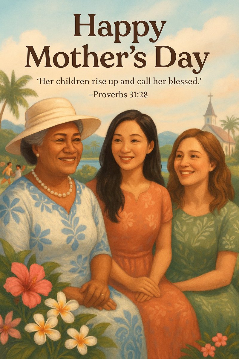 Motherhood is a great joy... ‘Train up a child in the way he should go...’ (Proverbs 22:6)... ‘Her children rise up and call her blessed,’ (Proverbs 31:28). God bless you this Mother’s Day.”
#MothersDay #CongresswomanAmata #Proverbs31 #FaithAndFamily