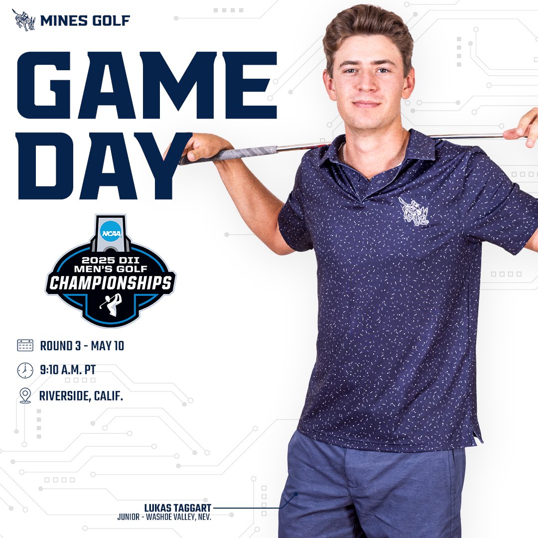 𝗥𝗢𝗨𝗡𝗗 𝟯

🆚 NCAA West/South Central Regional
📍 Riverside, Calif. 
🕙 9:10 a.m. PT
⛳️ scoreboard.clippd.com/tournaments/23…

#HelluvaEngineer⚒