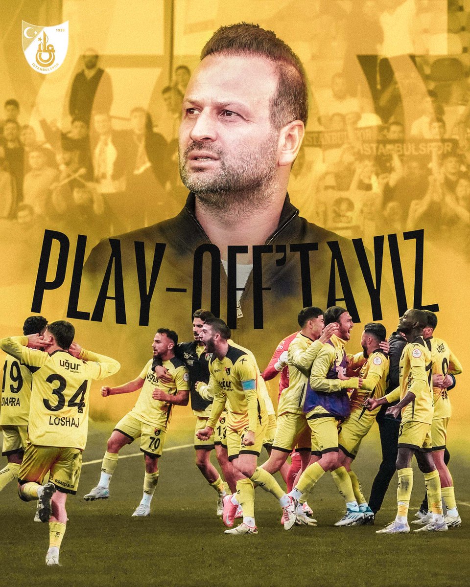 PLAY OFF! 💪🏻💛🖤

BİZ ISTANBULSPORUZ! 👊🏻👊🏻