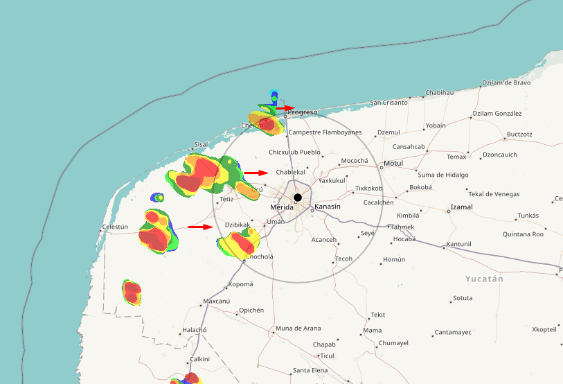 Meteorología Yucatán tweet media